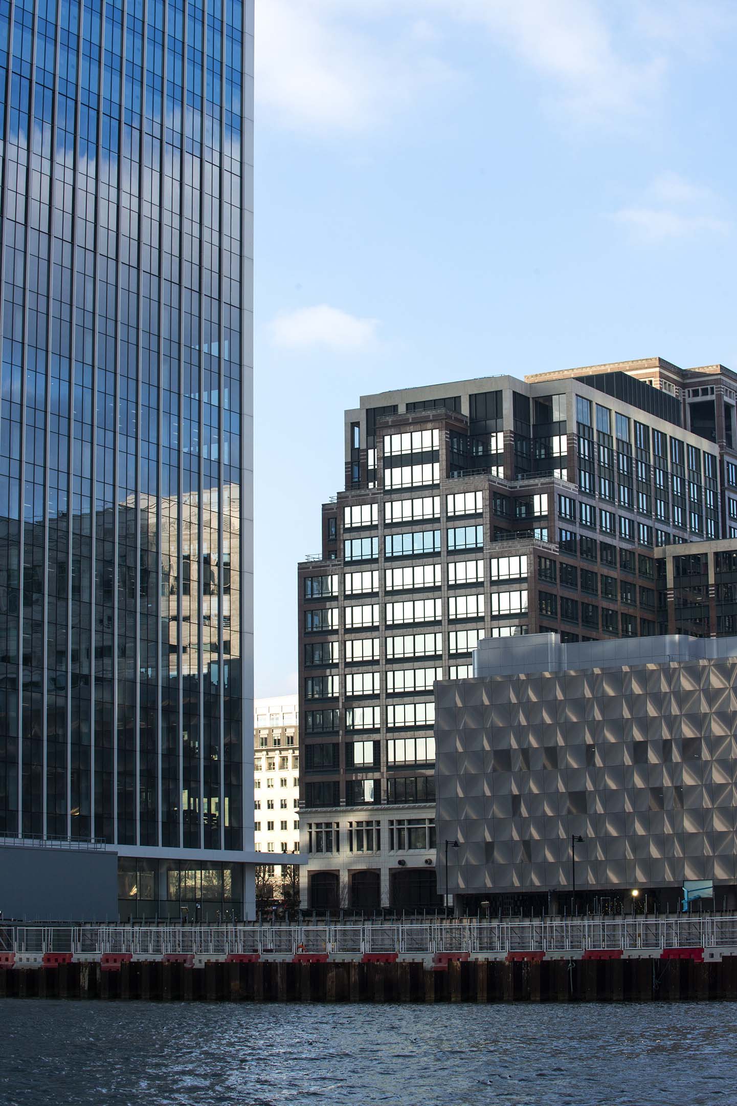 River Thames and London buildings.